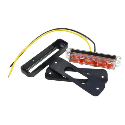 Lampa ostrzegawcza LED 12-24V błyskowa IP6 2466 WAŚ