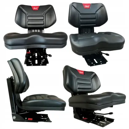 Czarne siedzenie ECO 103 do Ursus C-330 C-360 Zetor MTZ T-25