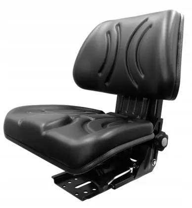 Czarne siedzenie ECO do Ursus C-330 C-360 Zetor T-25 z amortyzacją