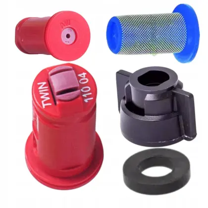 Dysza Albuz TWIN 04 czerwona ceramiczna z filtrem, kołpakiem 8/11