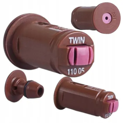 Dysza Albuz AVI TWIN 110° 04 VK, eżektor dwustrumieniowy rozpylacz ceramicz