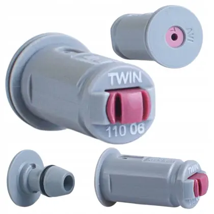 Dysza opryskiwacza Albuz AVI TWIN 06, eżektor CERAMICZNY DWUSTRUNIENIOWY