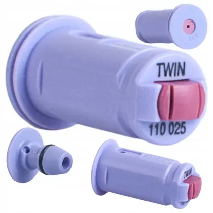 Rozpylacz eżektorowy ceramiczny dwustrumieniowy Albuz TWIN 025 Fiolet