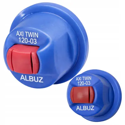 Rozpylacz eżektorowy ceramiczny dwustrumieniowy Albuz AXI TWIN 120° 03 VK