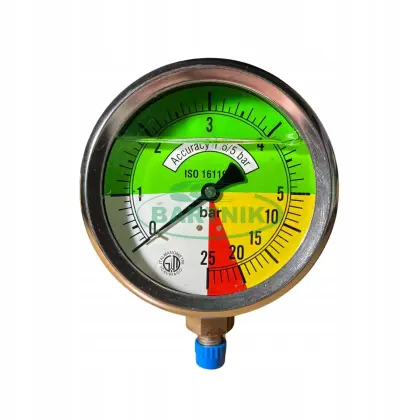 Manometr M100 izometryczny (0-25bar) gw. 1/4'