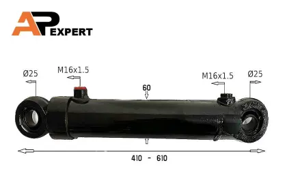Siłownik hydrauliczny do ciągnika MTZ C50 prosty AX