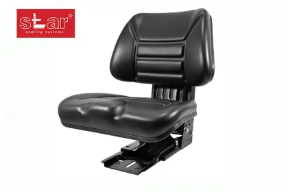 Siedzenie uniwersalne PVC dzielone do ciągnika MTZ C330 C360 ZETOR T25 MF
