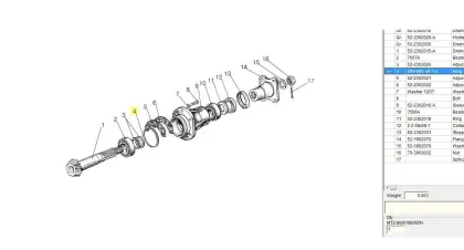 Oring 87.5x3 do MTZ 18099 0890953614