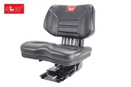 Siedzenie uniwersalne PVC dzielone do ciągnika MTZ C330 C360 ZETOR T25 MF