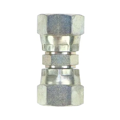 Złącze hydrauliczne proste nakrętne AA M18x1,5 z 2 nakrętkami 11428