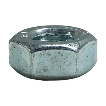 Nakrętka 6-kątna M10x1.5 klasa 5 ocynk biały DIN934 11553