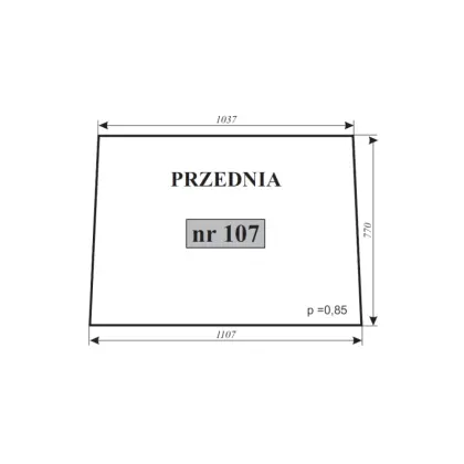 Szyba przednia C-360 kabina Lubsko 11791