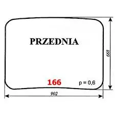 Szyba przednia do Białoruś 11853