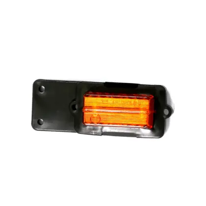 Lampa obrysowa na gumie PO-2 10 żarówkowa boczna pomarańczowa 12503