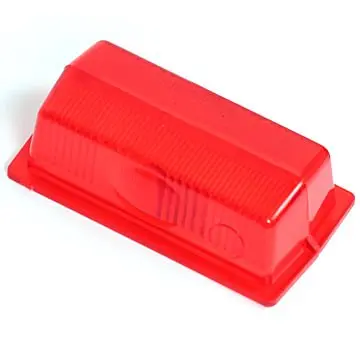 Klosz lampy obrysowej PO-2 czerwony 12504