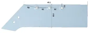 Lemiesz do Unia-Ibis lewy TW.50HRC 14659