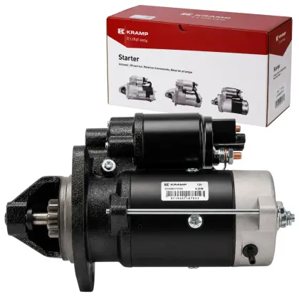 Rozrusznik 12V 3,2 kW 10 zębów z reduktorem Kramp STA26171651 do Massey Ferguson McCormick JCB