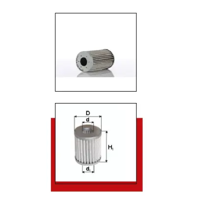 Wkład filtra hydrauliki MF 17746