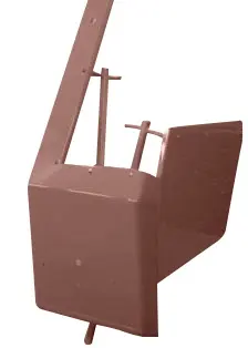 Błotnik tylny MF lewy do kabiny Koya 7017384M1 Polimerc 21040