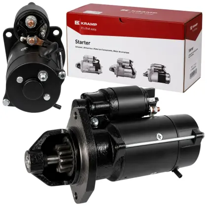 Rozrusznik 12V 4,2 kW 10 zębów z reduktorem Kramp STA26171741 do Perkins Case Landini Massey Ferguson