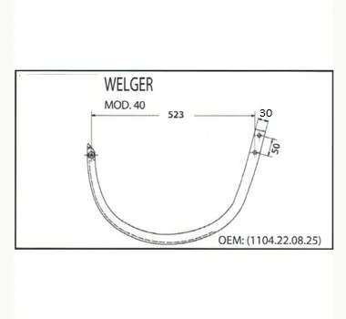 Igła prasy Welger 40 24025