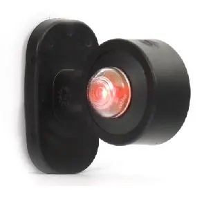 Lampa obrysowa przednio-tylna W189N 12/24V biało-czerwona LED wodoodporna IP66/68 lewa 24167