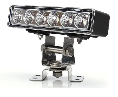 Lampa robocza płaska prostokątna 6-diod LED 12/24V uniwersalna 1040lm wodoodporna z przewodem 24189