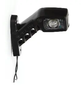 Lampa zespolona obrysowa kątowa krótka przednio-tylna i pozycyjna boczna W48 LED 12/24V wodoodporna prawa z przewodem 24211