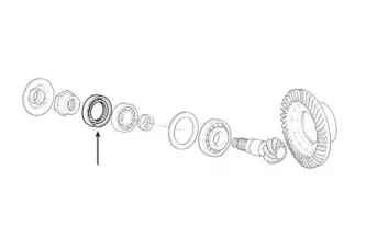 Uszczelniacz wałka ataku do John Deere 25186