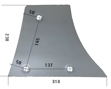 Pierś odkładnicy pługa Niemeyer prawa 25367