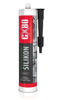Silikon uniwersalny do uszczelniania w ciągniku CX-80 310ml bezbarwny